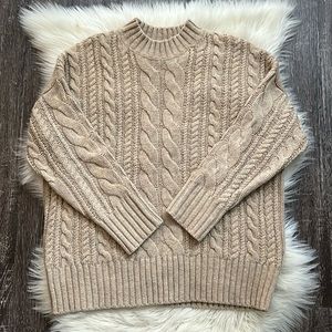 Boden wool cable knit sweater